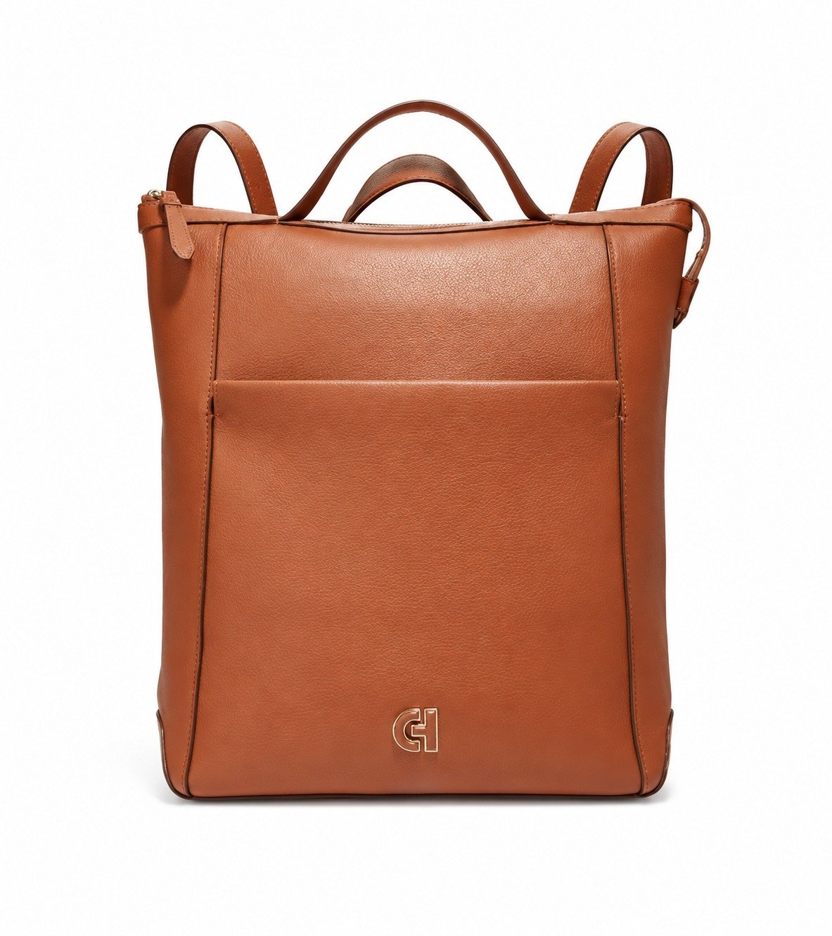 Premium Convertible Leather Backpack For Women - Image 3