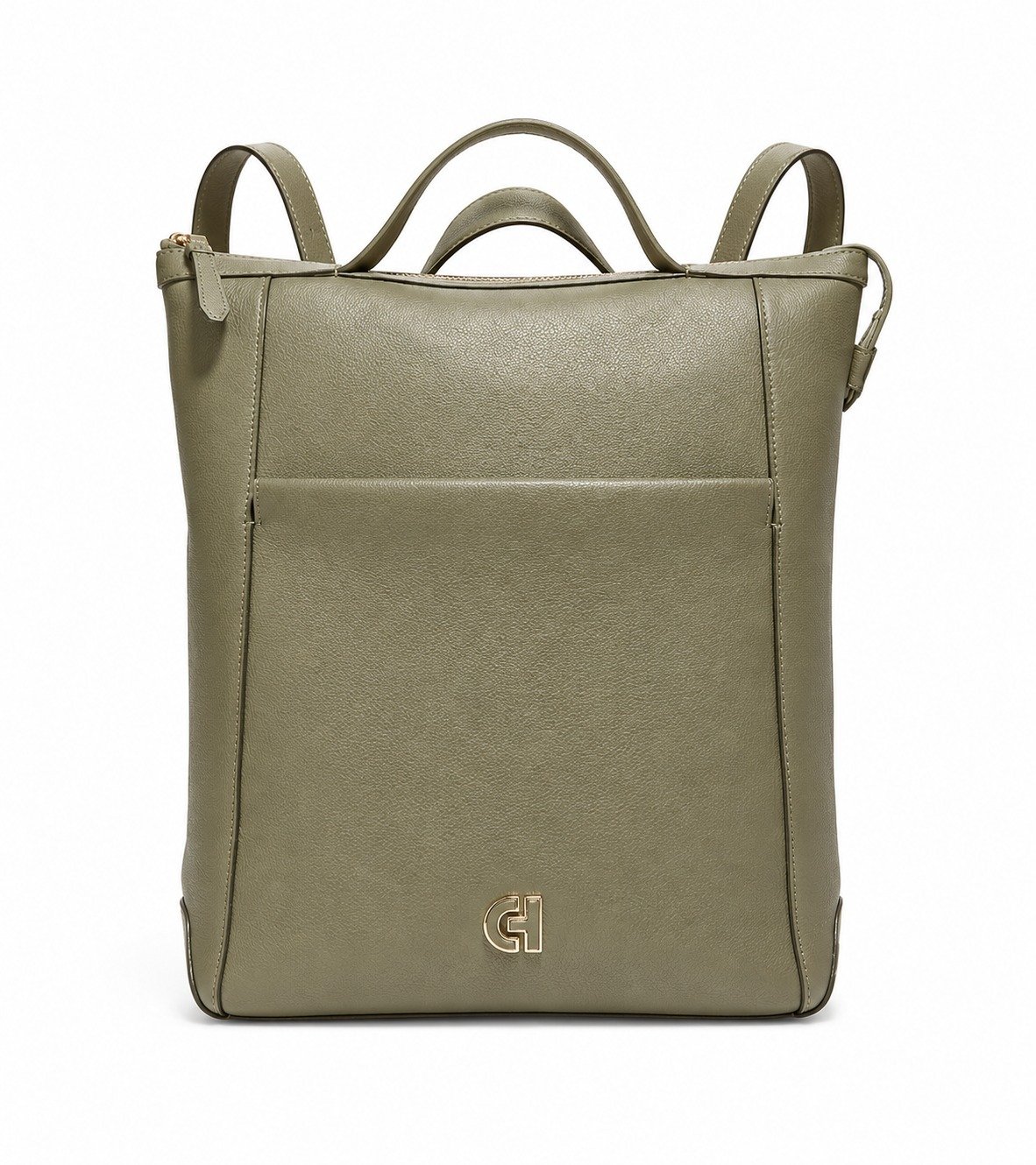 Premium Convertible Leather Backpack For Women - Image 2